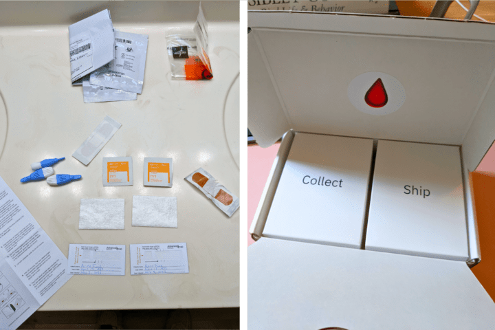 Hormone sample collection for The Birth Control Test